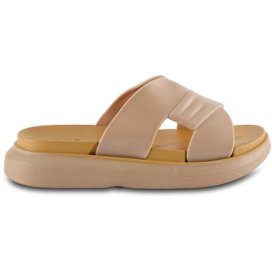 Henry Ferrera By Charming Lady Women's Cross-Band Sandals