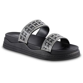 Henry Ferrera By Charming Lady Women's Rhinestone Glitter Sandals