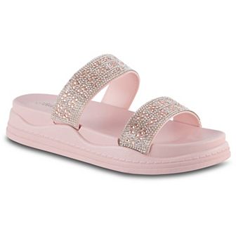 Henry Ferrera By Charming Lady Women's Rhinestone Glitter Sandals