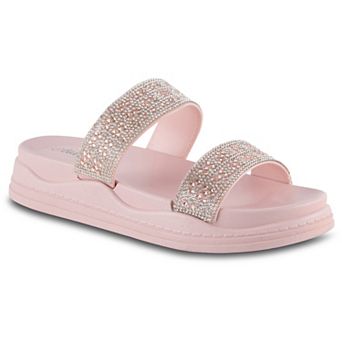 Henry Ferrera By Charming Lady Women's Rhinestone Glitter Sandals