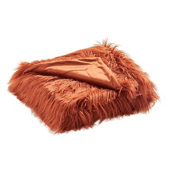 Home Soft Things Mongolian Faux Fur Throw Blanket