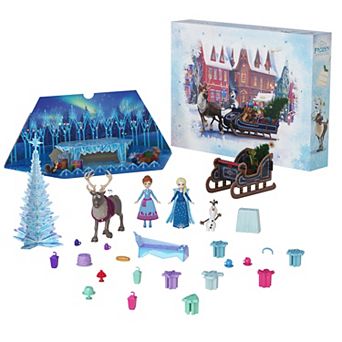 Disney's Frozen 24 Days of Surprise Toys Advent Calendar with Anna & Elsa Dolls