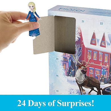 Disney's Frozen 24 Days of Surprise Toys Advent Calendar with Anna & Elsa Dolls