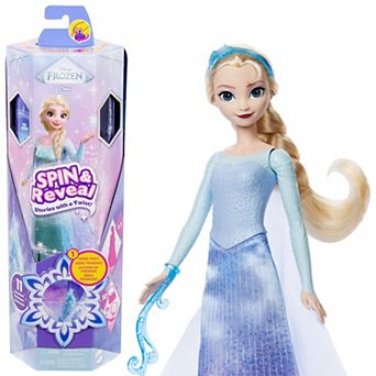 Disney's Frozen Spin & Reveal Elsa Fashion Doll with 10 Surprises
