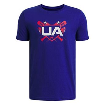 Boys Under Armour Baseball Americana Short Sleeve Graphic Tee