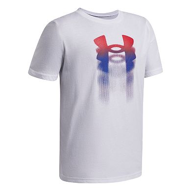 Boys 8-20 Under Armour Logo Blur Short Sleeve Graphic Tee