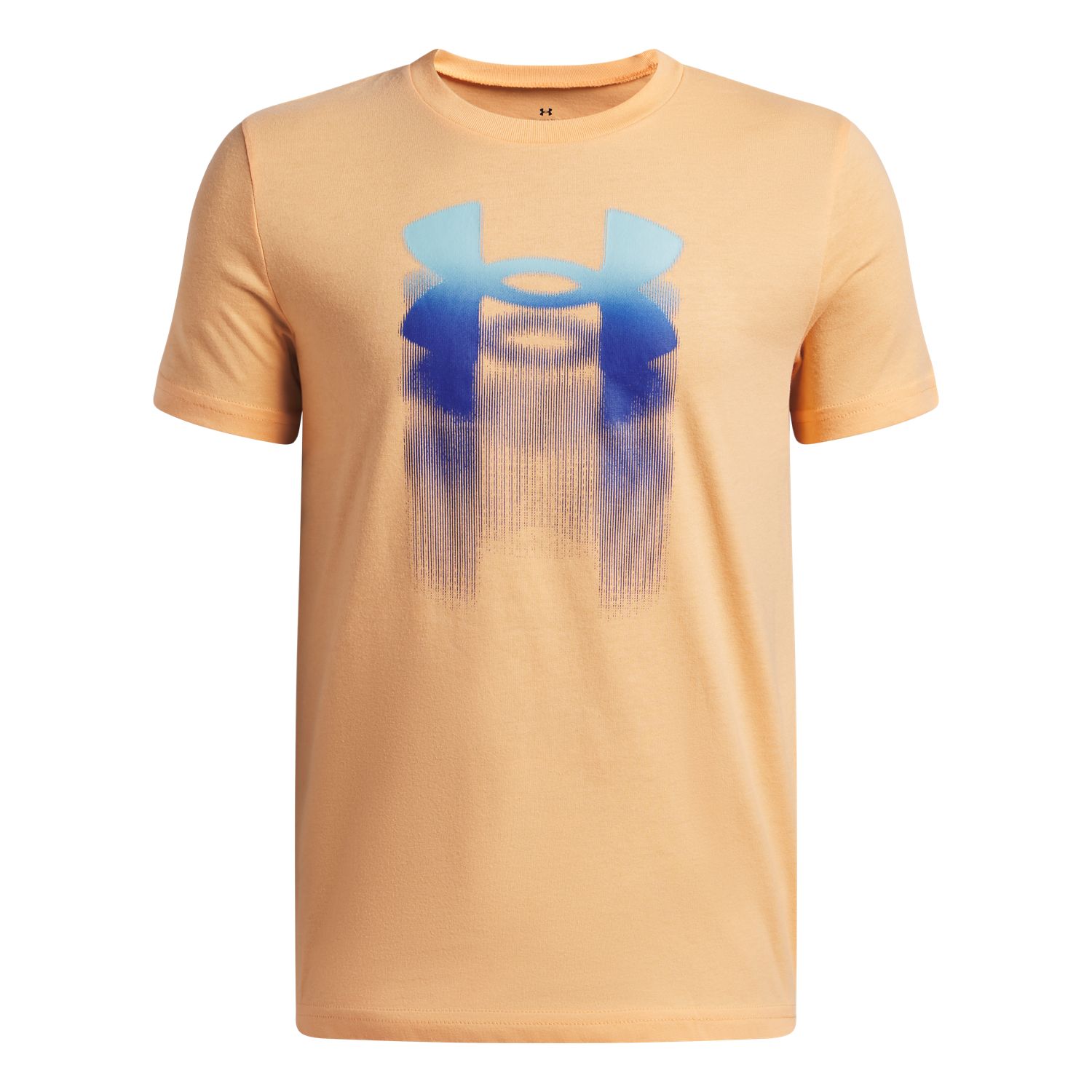 Детская футболка Under Armour Logo Blur с принтом, цвет: Оранжевый — фото 1