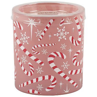 By Kathy Peppermint Kringle Box Sign & Candle Set