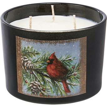 By Kathy Cardinal Decorative Spruce Jar Candle