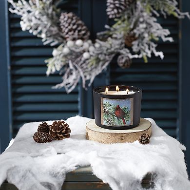 By Kathy Cardinal Decorative Spruce Jar Candle