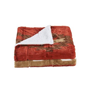 Home Soft Things Southwest Sherpa Throw Blanket