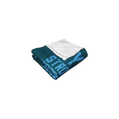 Warner Bros. Superman Dc Strongest Dad Blue Silk Touch Throw Blanket 50x60 Inches