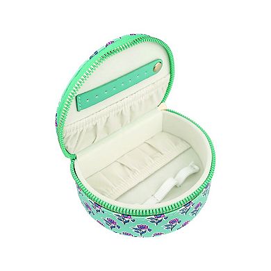 Ditzy Print Blue Jewelry Case