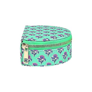 Ditzy Print Blue Jewelry Case