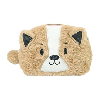 Fluffy Dog Cosmetic Bag