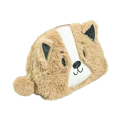 Fluffy Dog Cosmetic Bag