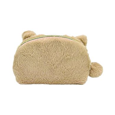 Fluffy Dog Cosmetic Bag
