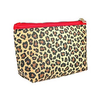 Leopard Print Cosmetic Bag