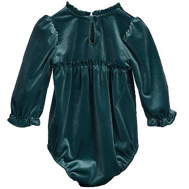Baby Bonnie Jean Stretch Velvet Bubble Dress