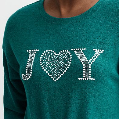 Women's Apt. 9® High-Low Twist Hem Top with Stud Embellishments