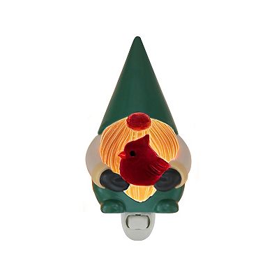St. Nicholas Square® Gnome Night Light with Cardinal Design