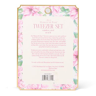 Core Bamboo 4-pc. Tweezer Set