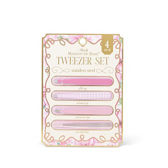 Core Bamboo 4 pc Tweezer Set