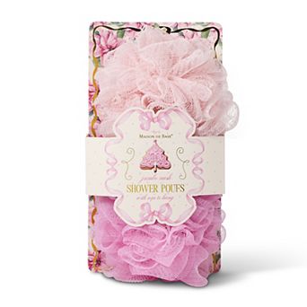 Core Bamboo Jumbo Mesh Poufs 2 pk Pouf Set