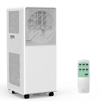 10,000 BTU Drainage-Free Portable AC, 3-in-1 for Bedroom 160-215 Sq.Ft with Remote & Window Kit