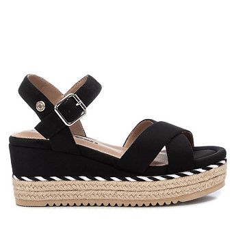 Women's Soft Suede Wedge Sandals By Xti 170587