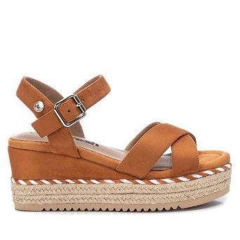 Women's Soft Suede Wedge Sandals By Xti 170587