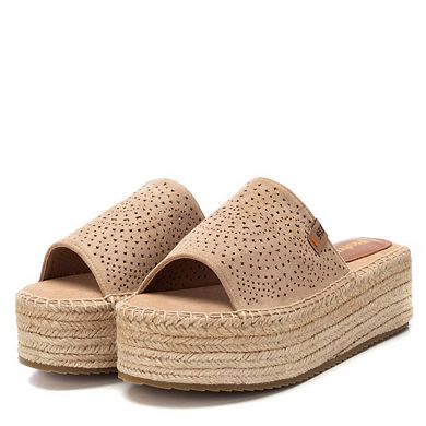 Women's Jute Wrapped Platform Sandals Refresh By Xti 172461