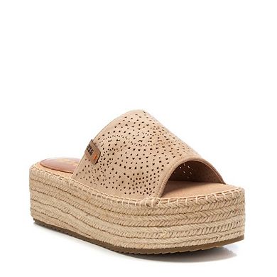 Women's Jute Wrapped Platform Sandals Refresh By Xti 172461
