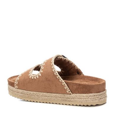Women's Suede Flat Sandals By XTI 171950