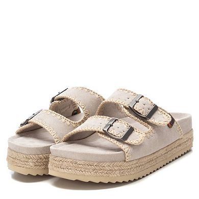 Women's Suede Flat Sandals By XTI 171950