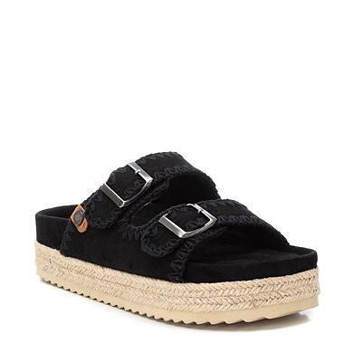 Women's Suede Flat Sandals By XTI 171950