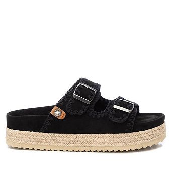 Women's Suede Flat Sandals By XTI 171950