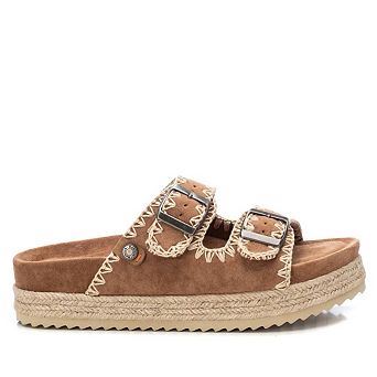Women's Suede Flat Sandals By XTI 171950
