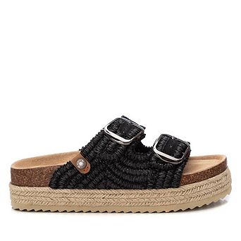 Women's Footbed Jute Wrapped Platform Sandals By Xti 172720