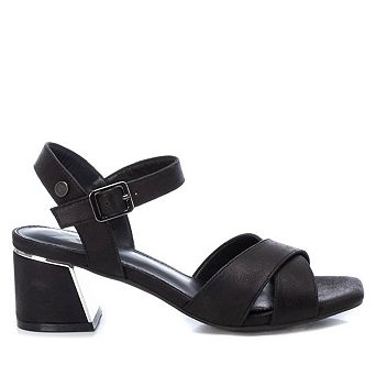 Women's Block Heel Sandals By XTI, Black 14144303