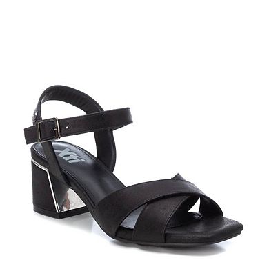 Women's Block Heel Sandals By XTI, Black 14144303