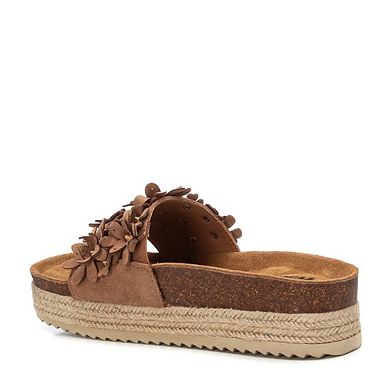 Women's Jute Wrapped Platform Sandals Refresh By Xti 172462