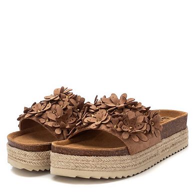 Women's Jute Wrapped Platform Sandals Refresh By Xti 172462