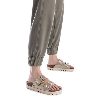 Women's Footbed Jute Wrapped Platform Sandals By Xti 172721