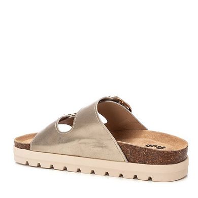 Women's Footbed Jute Wrapped Platform Sandals By Xti 172721