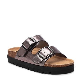 Women's Footbed Jute Wrapped Platform Sandals By Xti 172721