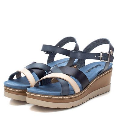Women's Wedge Strappy Sandals By XTI 171785