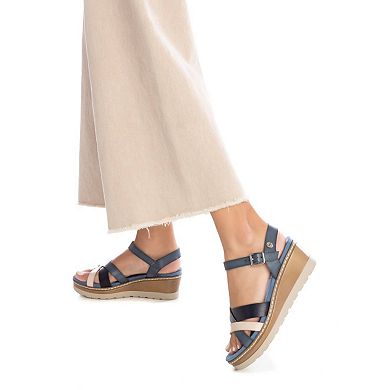 Women's Wedge Strappy Sandals By XTI 171785