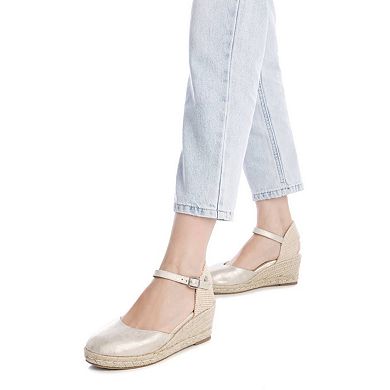 Women's Jute Wrapped Wedge Espadrilles Refresh By Xti 172859