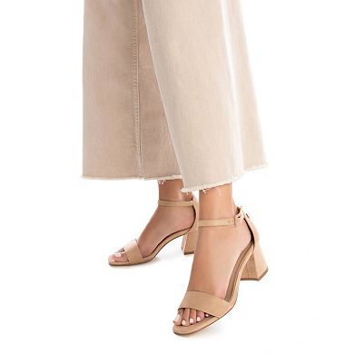 Women's Suede Heeled Sandals By XTI 171830